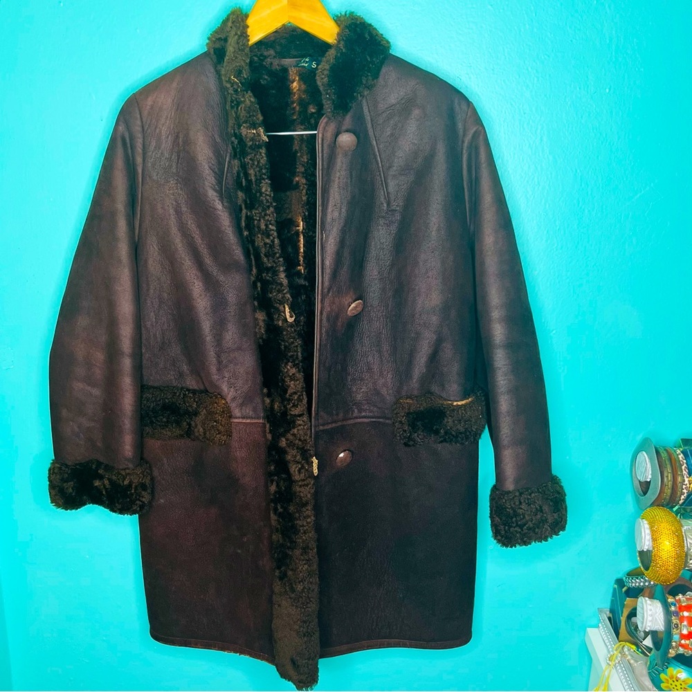 Suede & Sherpa Coat